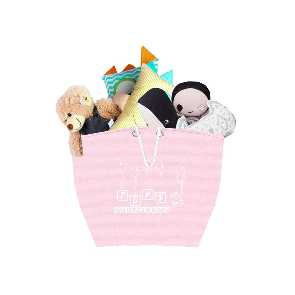 Cesto de Brinquedos Organizador Infantil Toys Bag Rosa Claro 1un