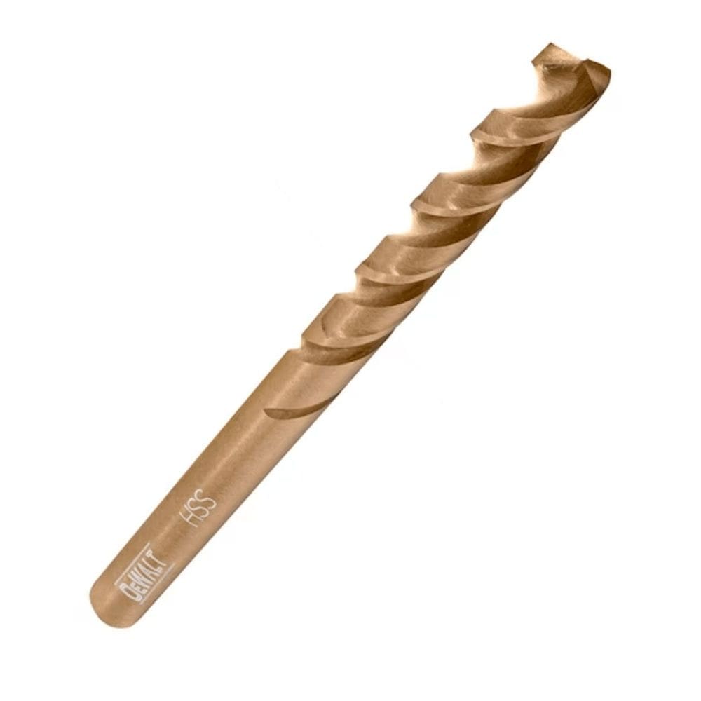 Kit 10 Brocas Aço Rápido 6,5mm Gold Ferrous DWA30650G DeWalt