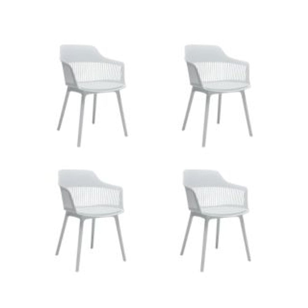 Cadeira Marcela 140PP Quantidade:4;Cor:Branco