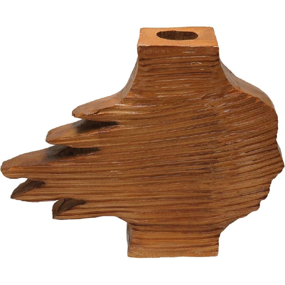 Vaso Decorativo Enfeite Casa Madeira Natural