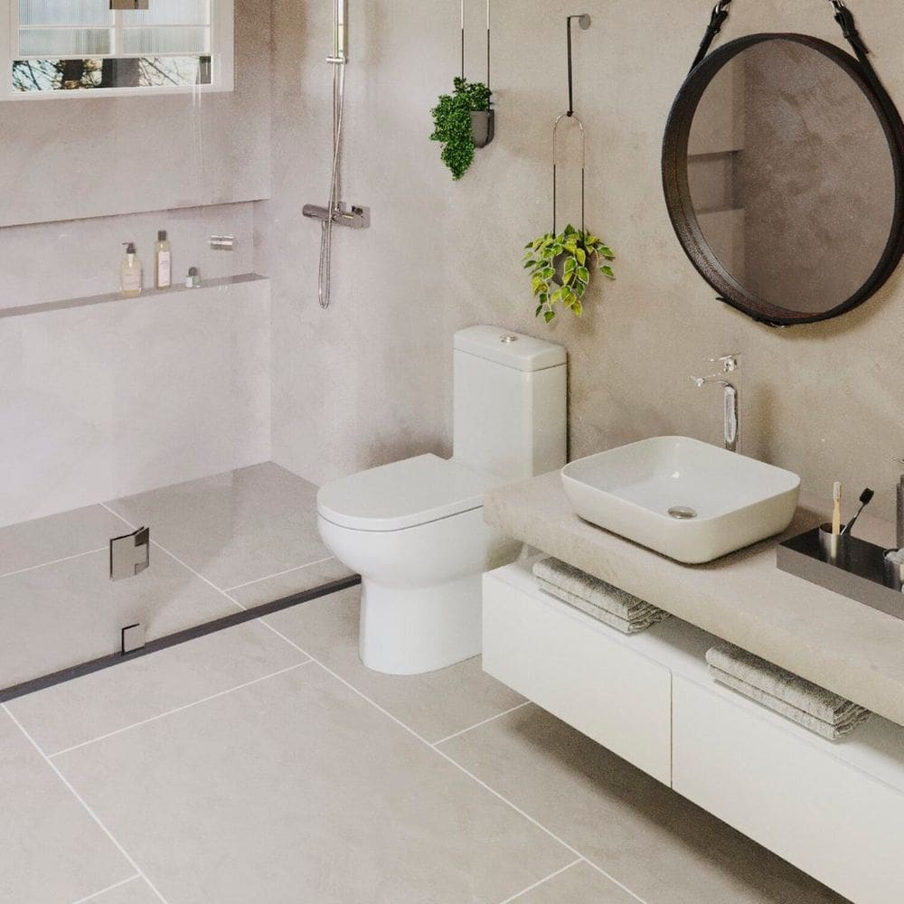 Cuba de Apoio para Banheiro/lavabo Cerâmica Quadrada 39 Cm Branco Brilho