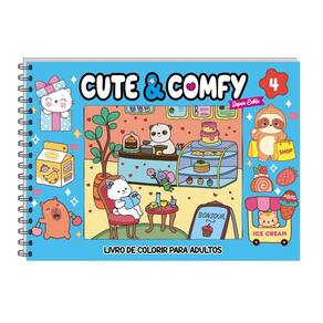 Cute & Comfy Super Extra Edicao 04 - Livro de Colorir Adulto