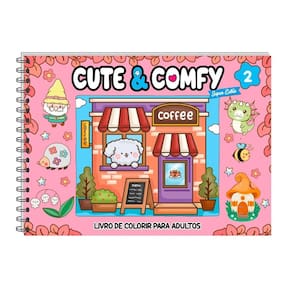 Cute & Comfy Super Extra Edicao 02 - Livro de Colorir Adulto