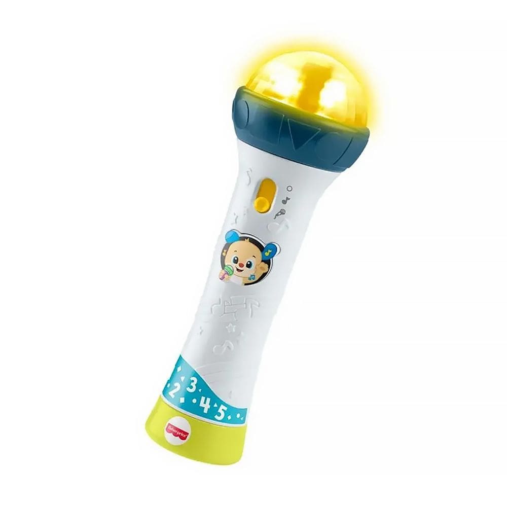 Aprender e Brincar Microfone com Efeitos e Música Fisher-Price JFW55 - Mattel