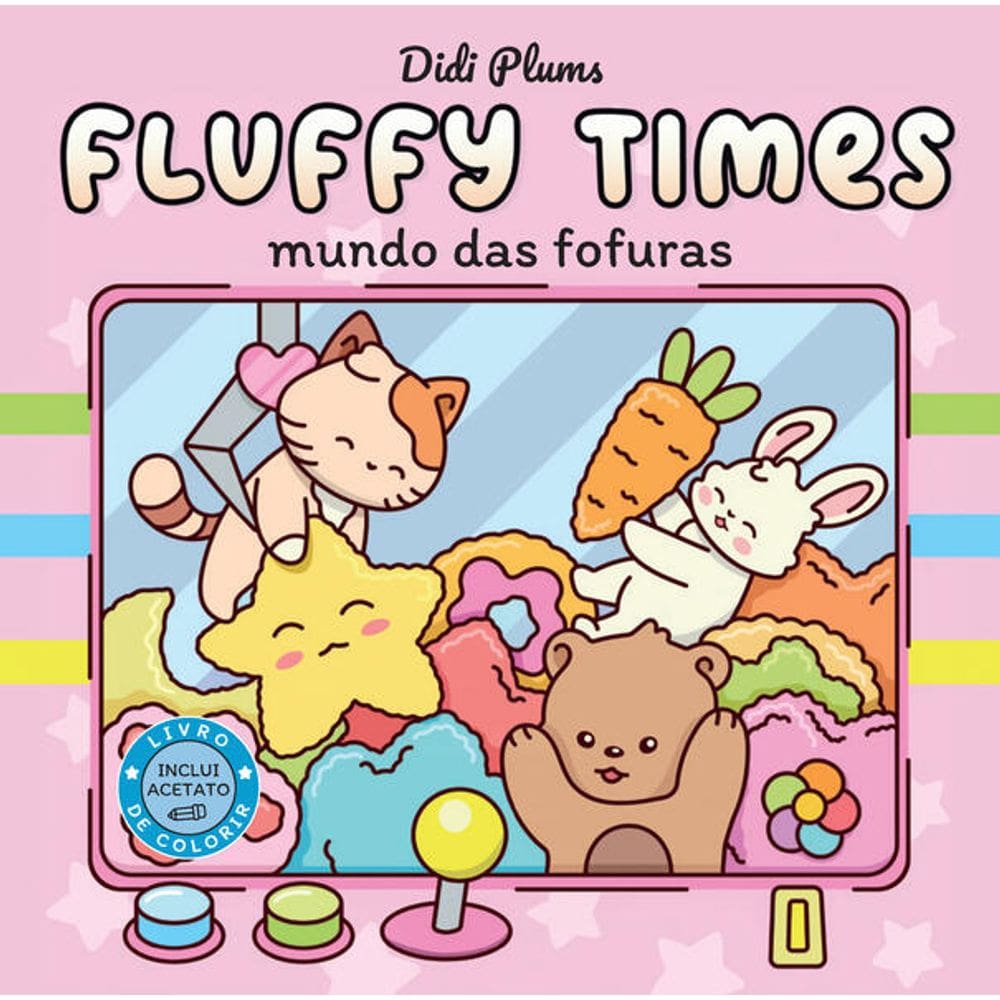 Mundo das Fofuras - Livro de Colorir Fluffy Times - Livro 1