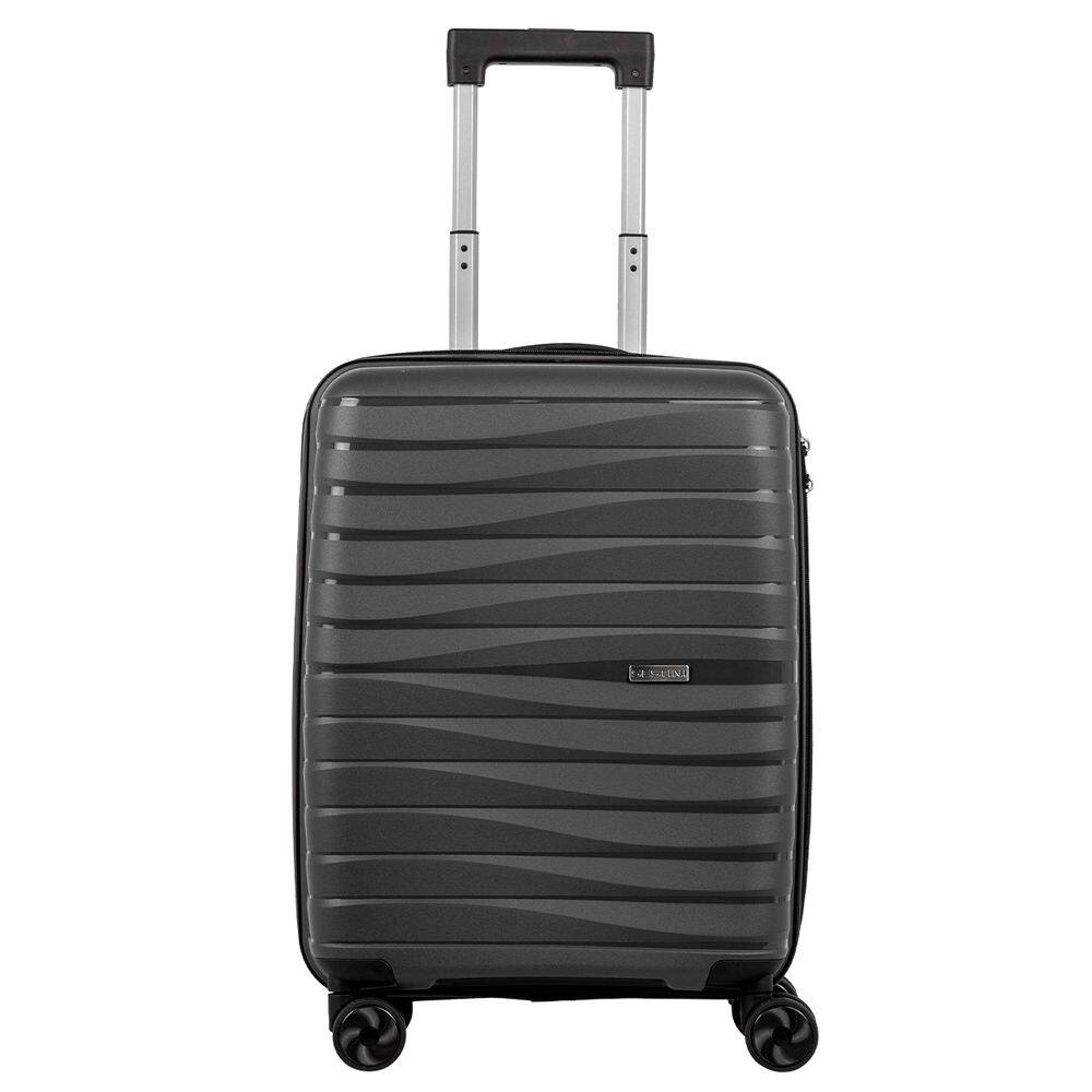 Mala De Viagem De Bordo 10 Quilos Com Rodas 360° Pp Sestini