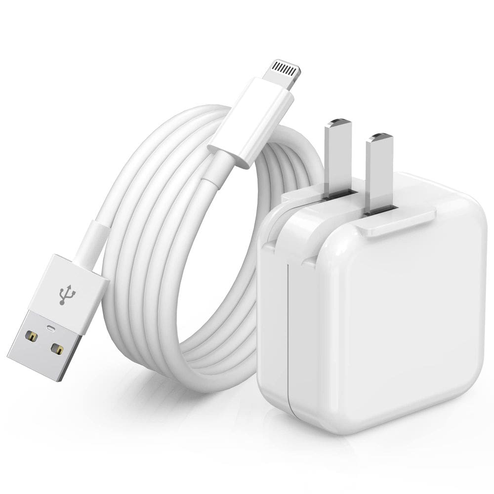Carregador StinkLight Carregador USB de parede USB de 12 W com cabo de 6,6 pés
