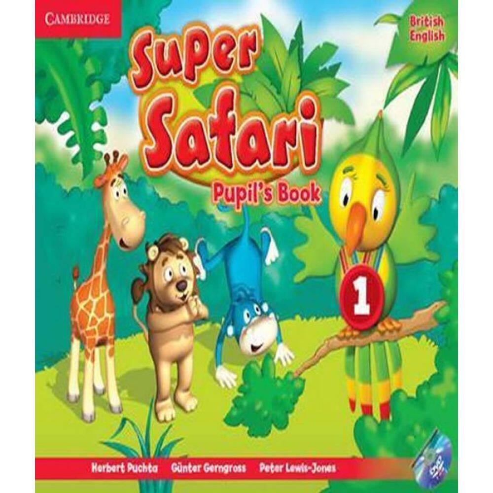 Livro Super Safari 1 - Pupil´S Book With Dvd-Rom