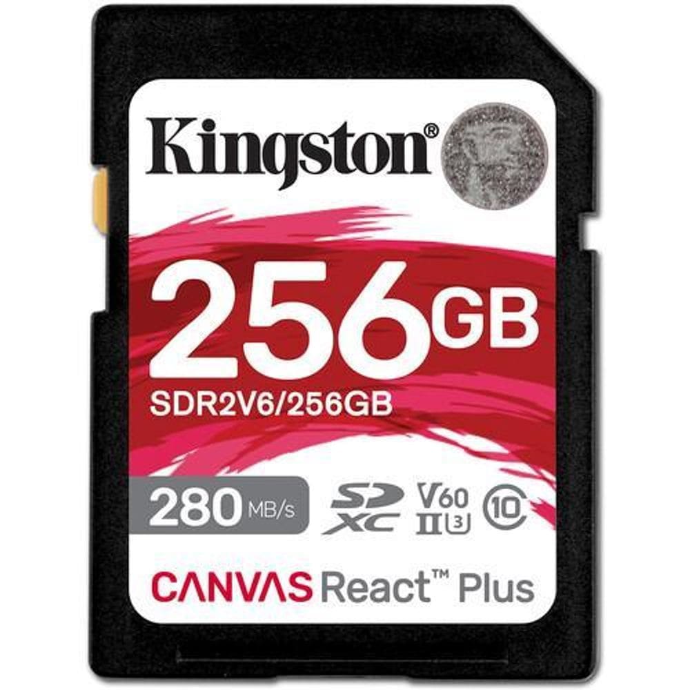 Cartão Memória Kingston Sd Xc 256Gb 280Mb/S React Plus