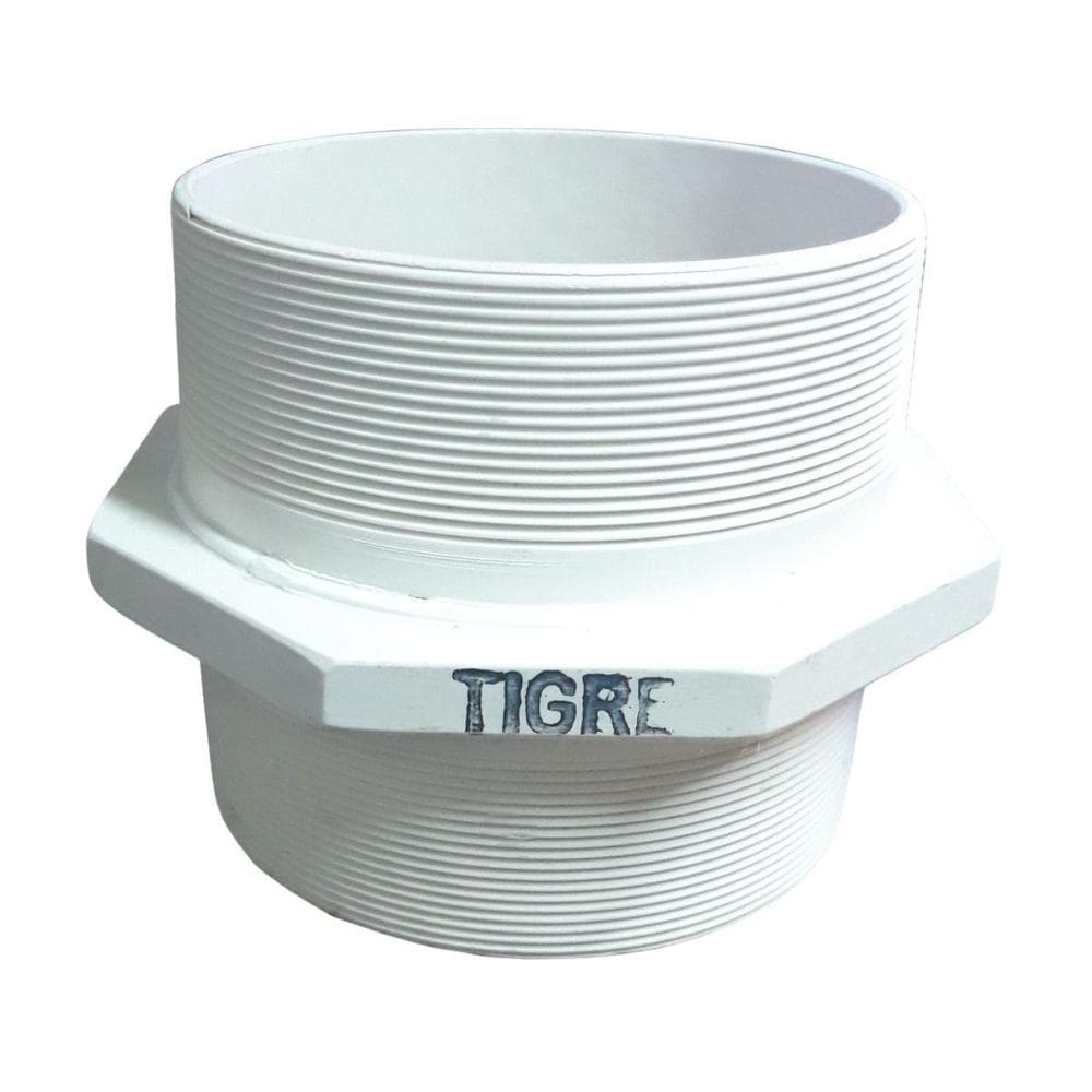 Nipel Conexão Hidráulica Roscável De 5 De Plástico Pvc Tigre