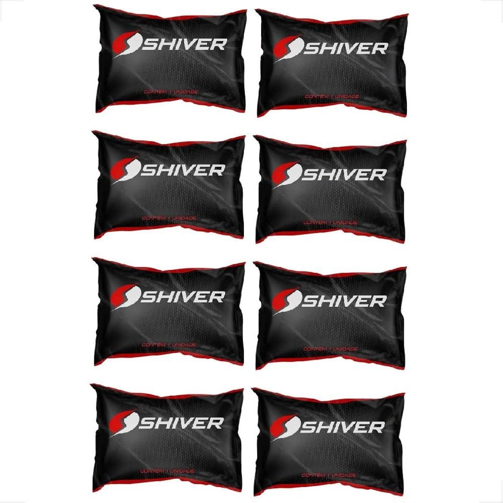8 Unidades Kit Camara De Ar Shiver Bicicleta Infantil Aro 24 175 195Mm Revenda Bico Grosso