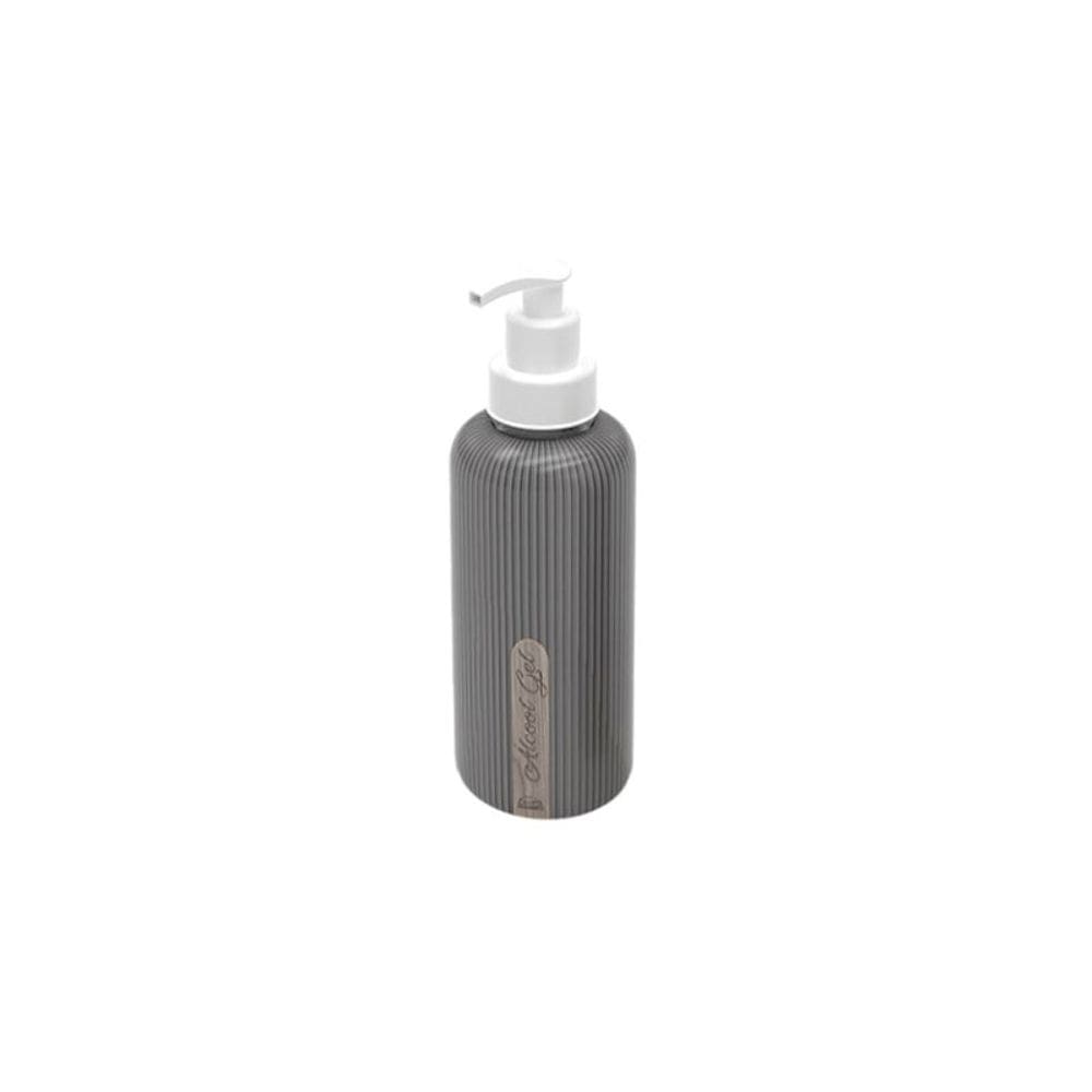 Porta Alcool Gel Dispenser Plastico Cinza 480ml
