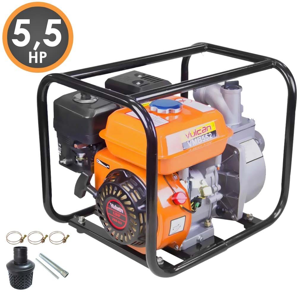 Motobomba A Gasolina 4Tps 163Cc 5,5Hp Vmb552