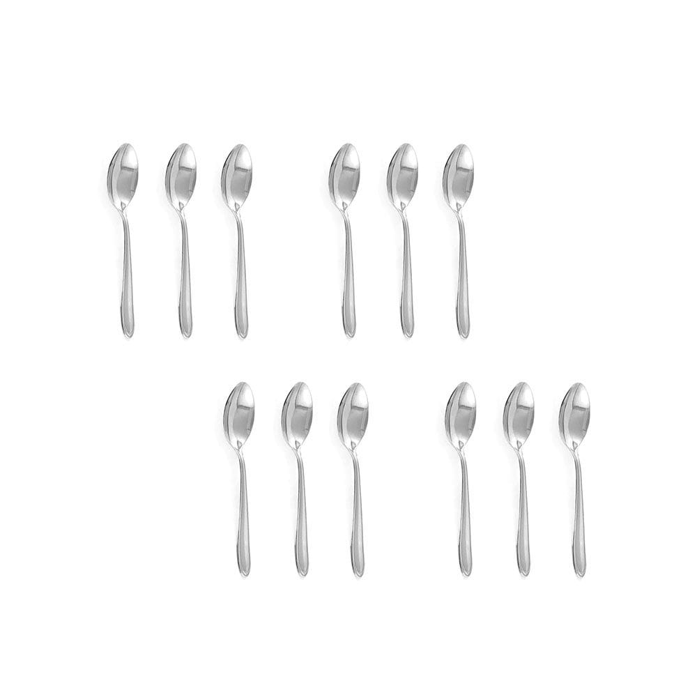 Colher de Cha Colheres Talheres Aço Inox Victoria 12un