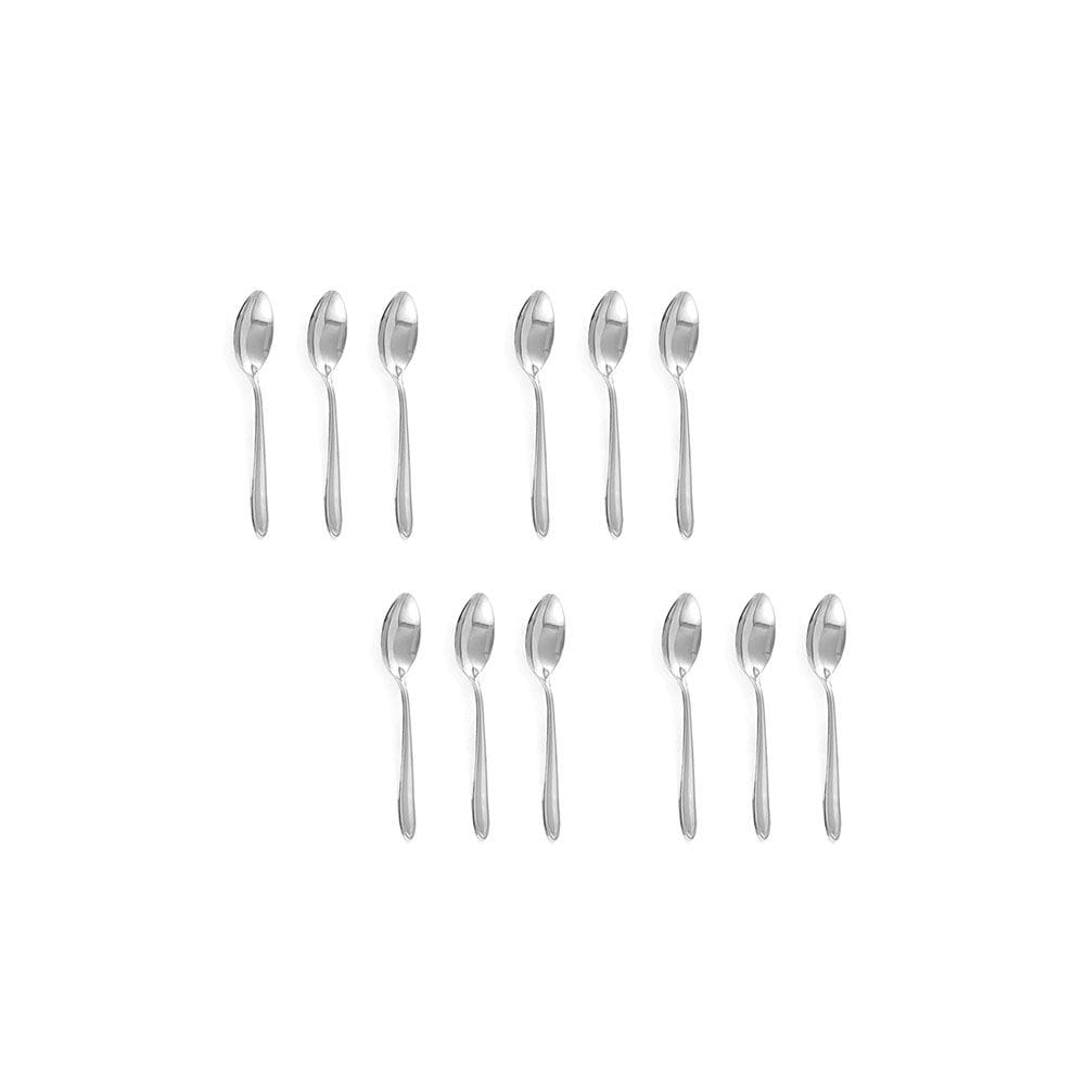 Colher de Cafe Colheres Talheres Aço Inox Victoria 12un