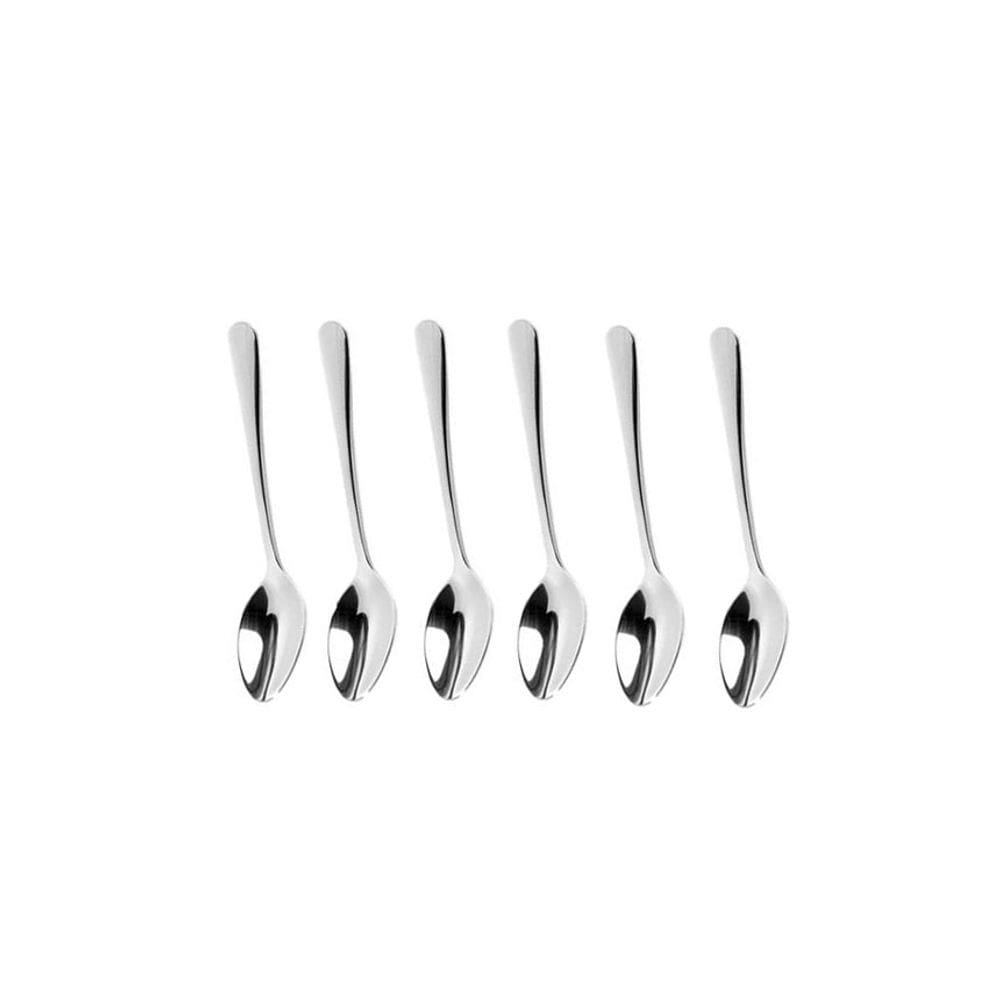 Colher de Cha Inox Resistente Restaurante Buffet Elite 6un
