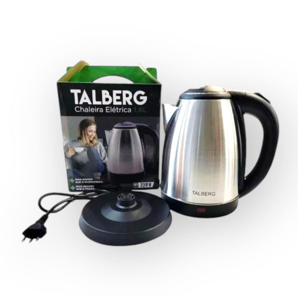 Chaleira Elétrica Inox 1,8L 220V Talberg