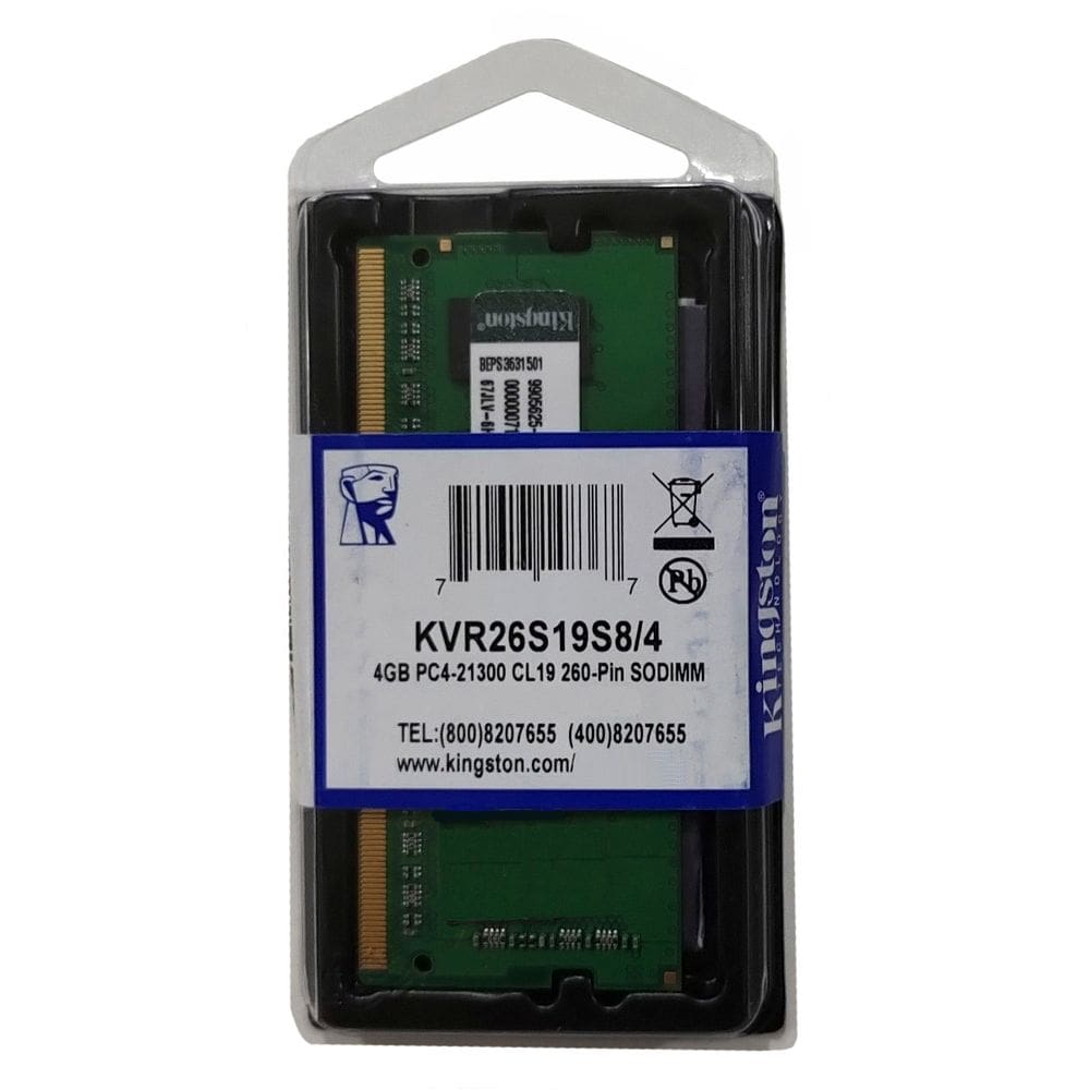 Memória Kingston 4Gb Ddr4 2666 Compatível Para Compaq Elitebook 830 G5 M44