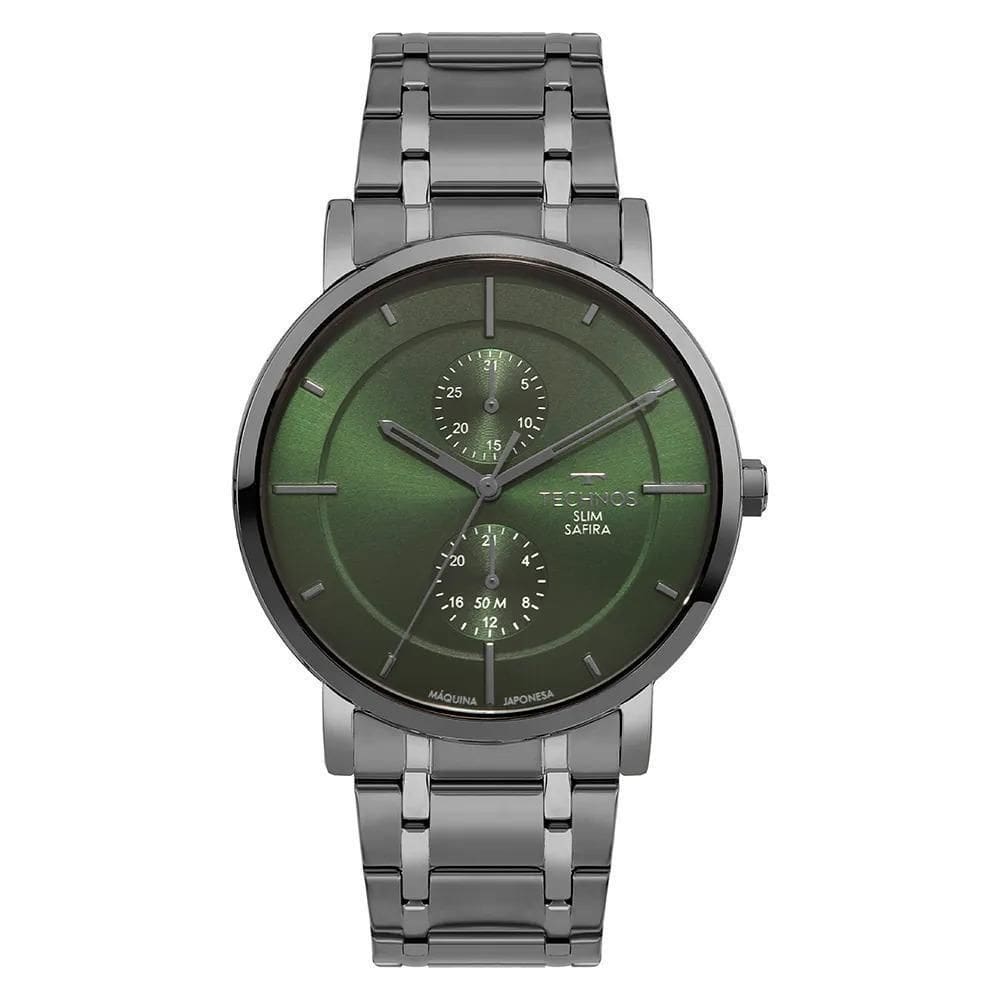 Relógio Technos Masculino Slim Grafite 6P23Ar/1V