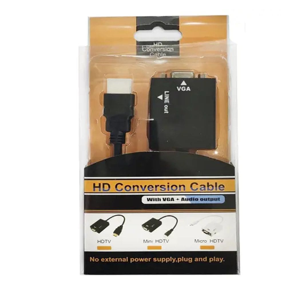 Entrada Hdmi saida vga adaptador com p2 audio co01