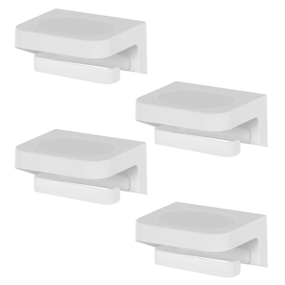 4x Porta Papel Higiênico de Parede Banheiro OU Branco