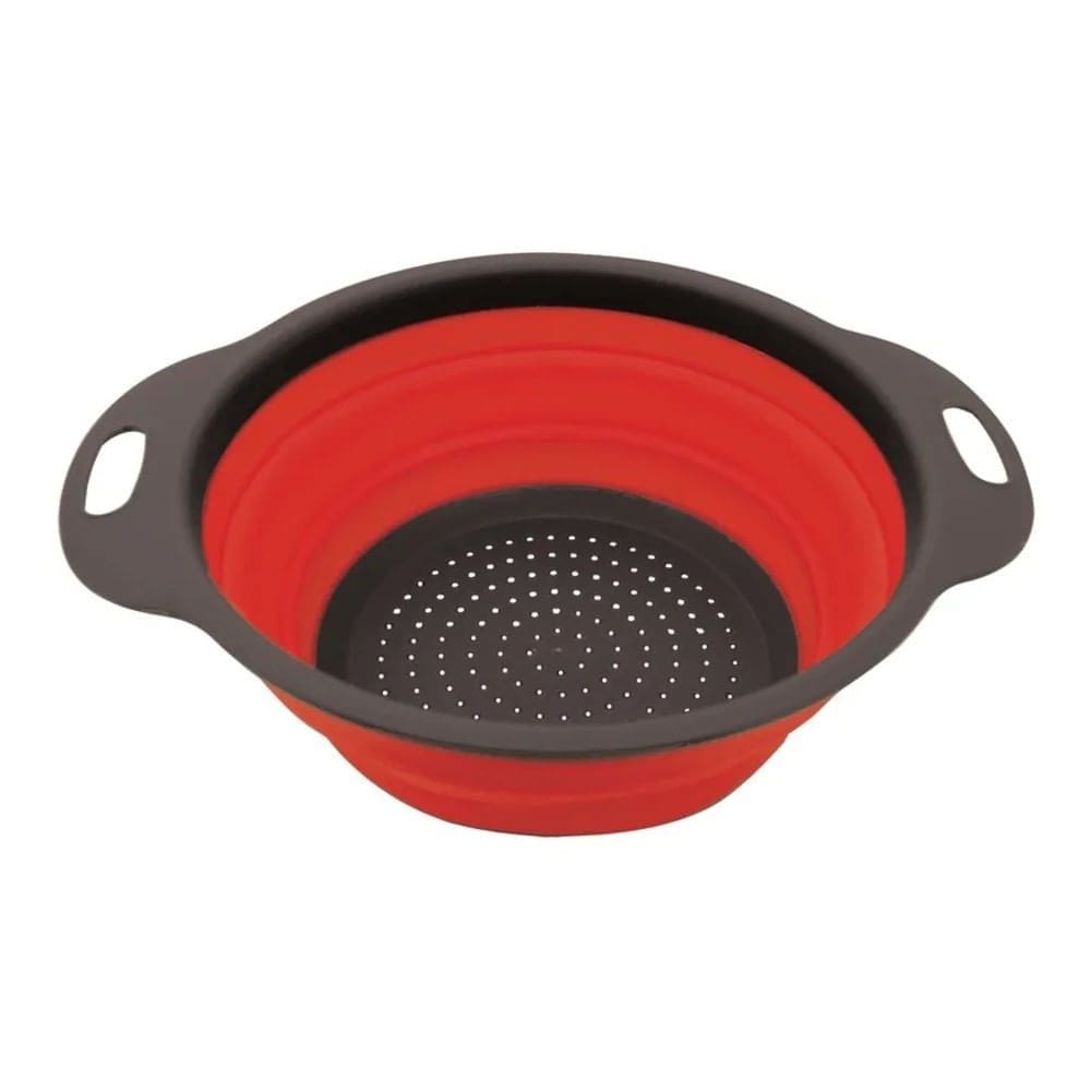 Escorredor Silicone Retrátil Grande Vermelho