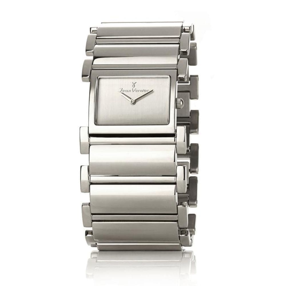 Relógio De Pulso Jean Vernier Feminino Aço Jv00464
