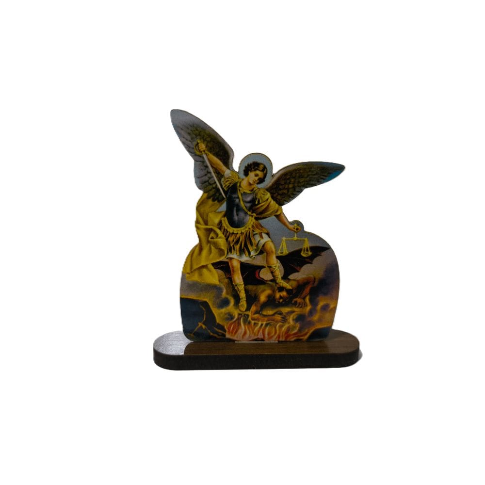 Adorno Pedestal de São Miguel Arcanjo 9cm
