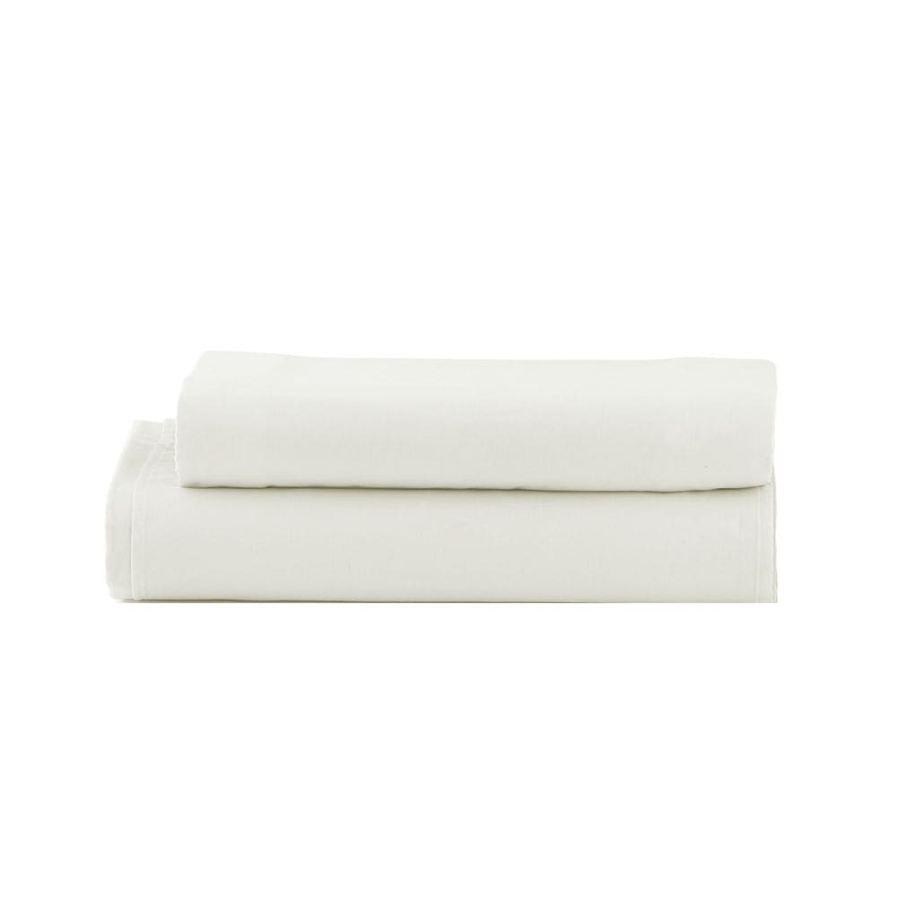 Jogo de Lençol QUEEN Off White Algodao Egipcio 200 Fios 2un