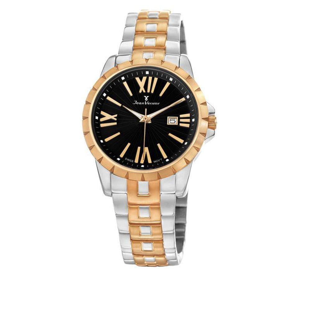 Relógio Pulso Jean Vernier Feminino Aço Prata Jv01334