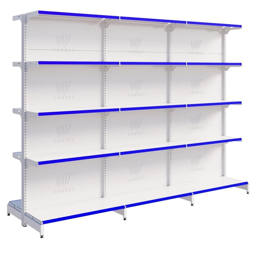 Gôndola Centro 1 Inicial 2 Continuações 1,70m Bandeja Inclinável New Plus Carmel Imports