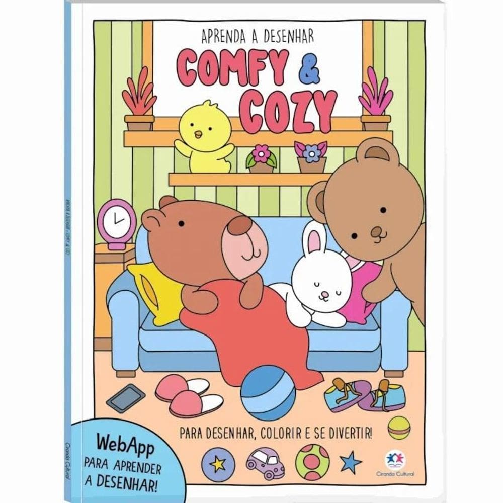 Livro Aprenda A Desenhar - Comfy And Cozy - Ciranda Cultural