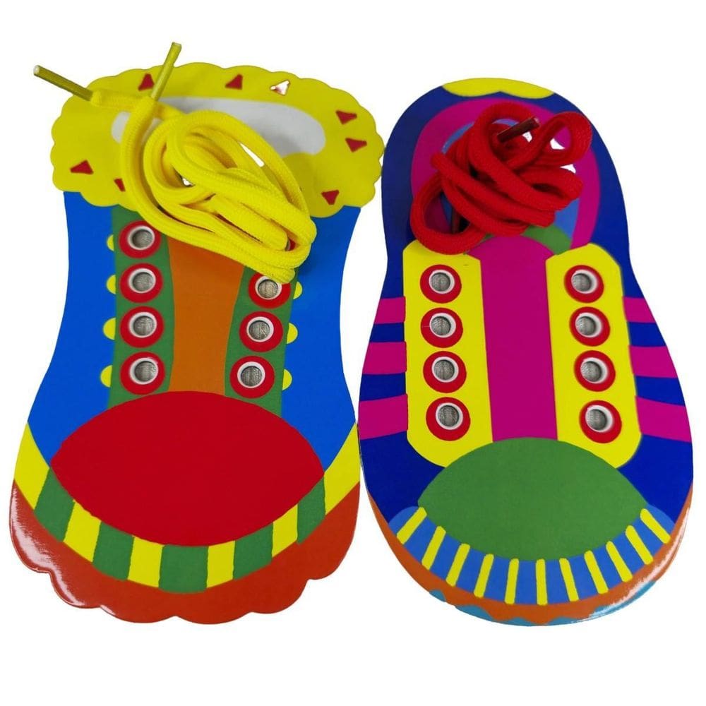 Alinhavo Educativo Sapato Coordenação Motora Cadarço