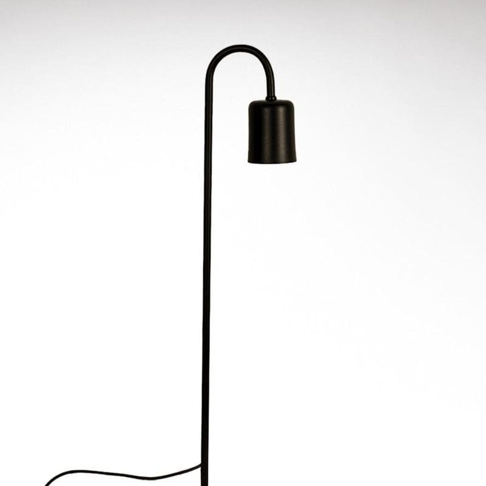 Balizador Luminária De Chão Espeto De Jardim Gu10 50Cm Preto
