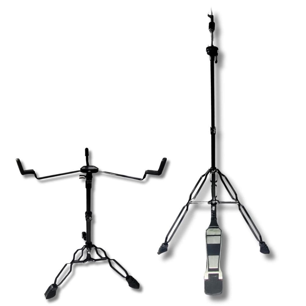 Kit Máquina De Chimbal Com Presilha + Estante De Caixa Vogga