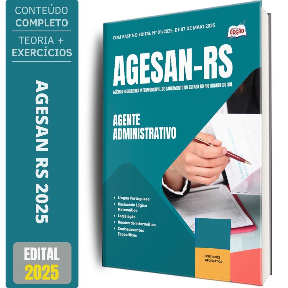 Apostila Agesan Rs Agente Administrativo
