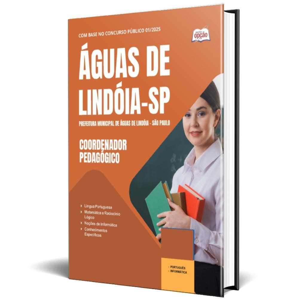 Apostila Prefeitura Águas Lindóia Sp 2025 Coordenador