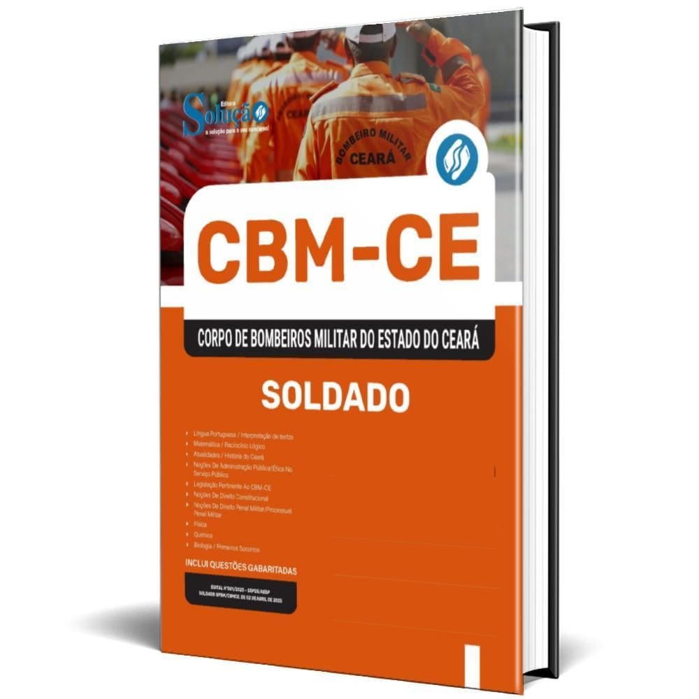 Apostila Concurso Cbm Ce 2025 Soldado