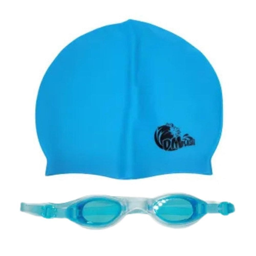 Kit De Natação Dm Toys Com Touca Óculos E Estojo Dms5477