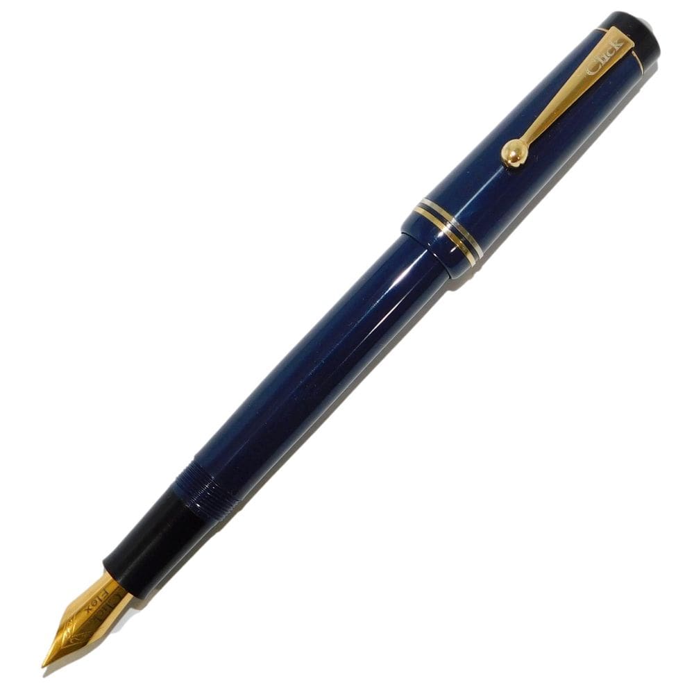 Caneta Tinteiro Click Aristocrat Marble Flex Azul Escuro