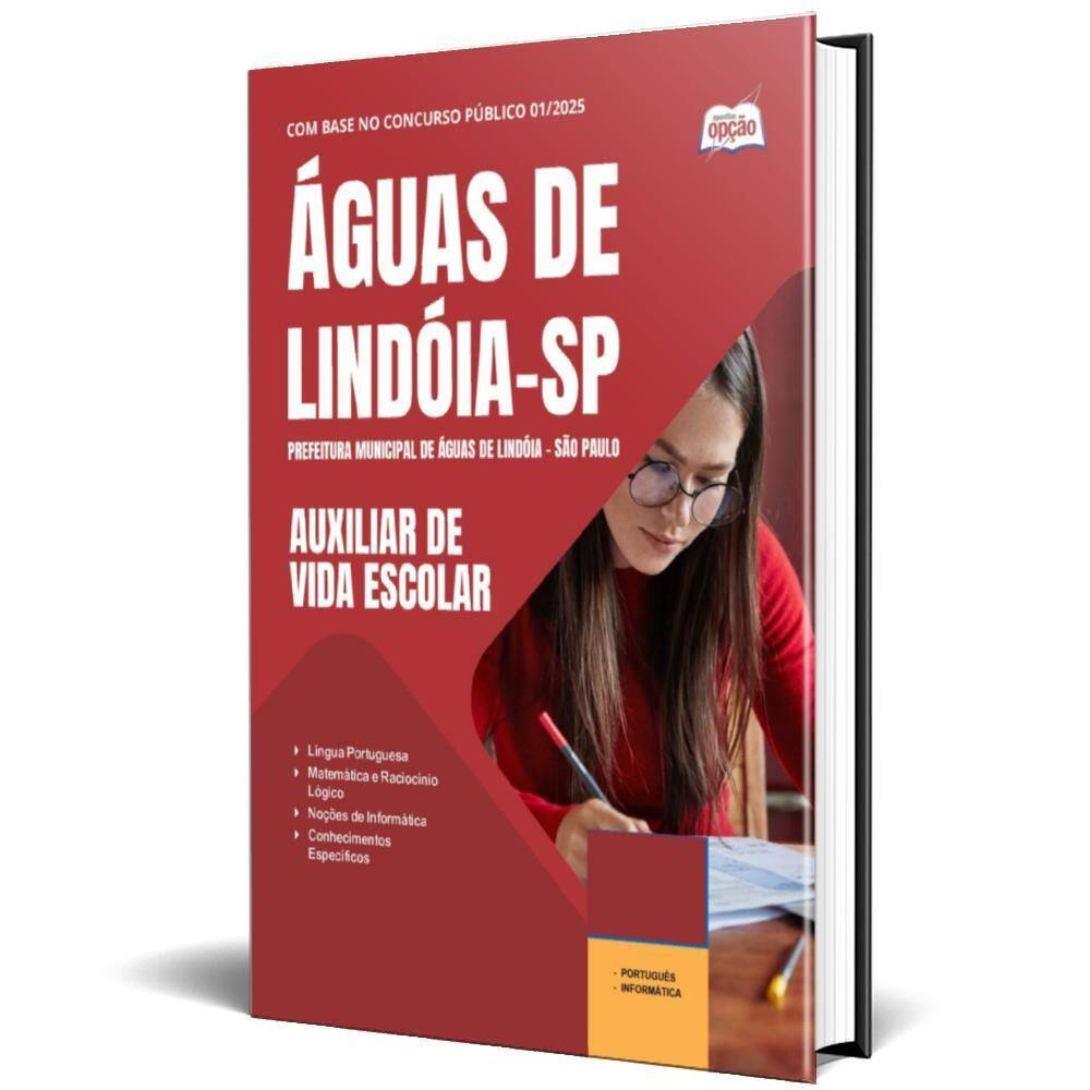 Apostila Prefeitura Águas Lindóia Sp 2025 Auxiliar Vida