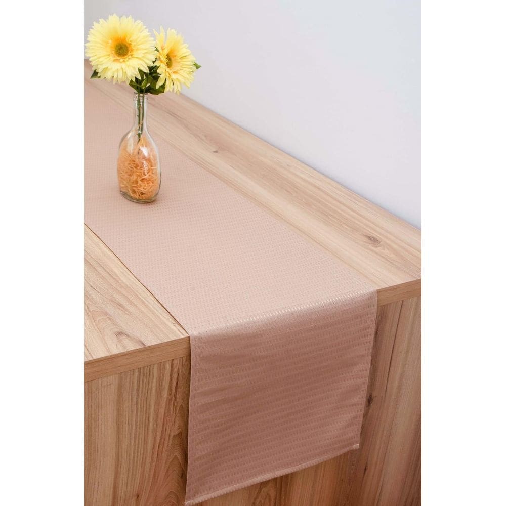 2 Caminho Trilho De Mesa Tecido Piquet 1,40X0,35 Decoração