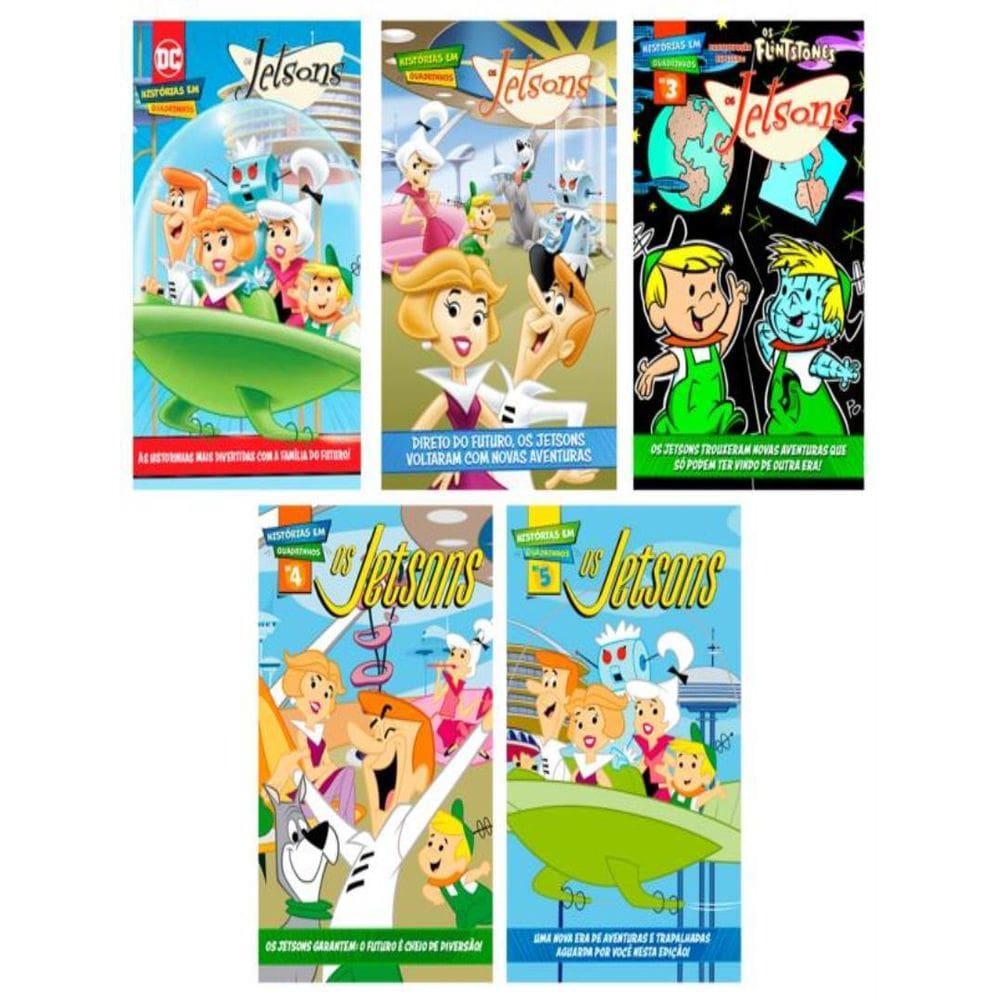 Combo Quadrinhos Os Jetsons Kit Com 5 Quadrinhos