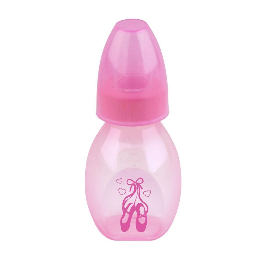 Mamadeira Pequena Rosa Bico Cristal 1 Unidade 60Ml Petita