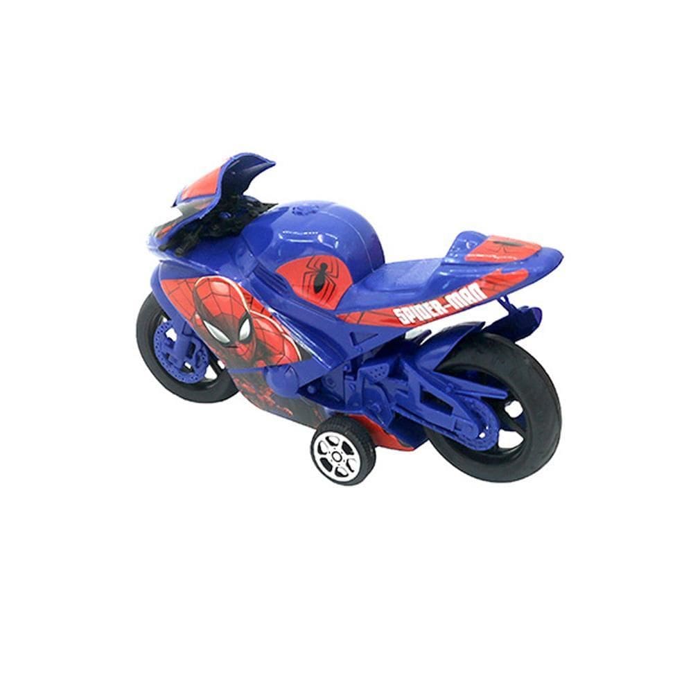 Brinquedo P/Criança Moto Motocicleta À Fricção Homem Aranha
