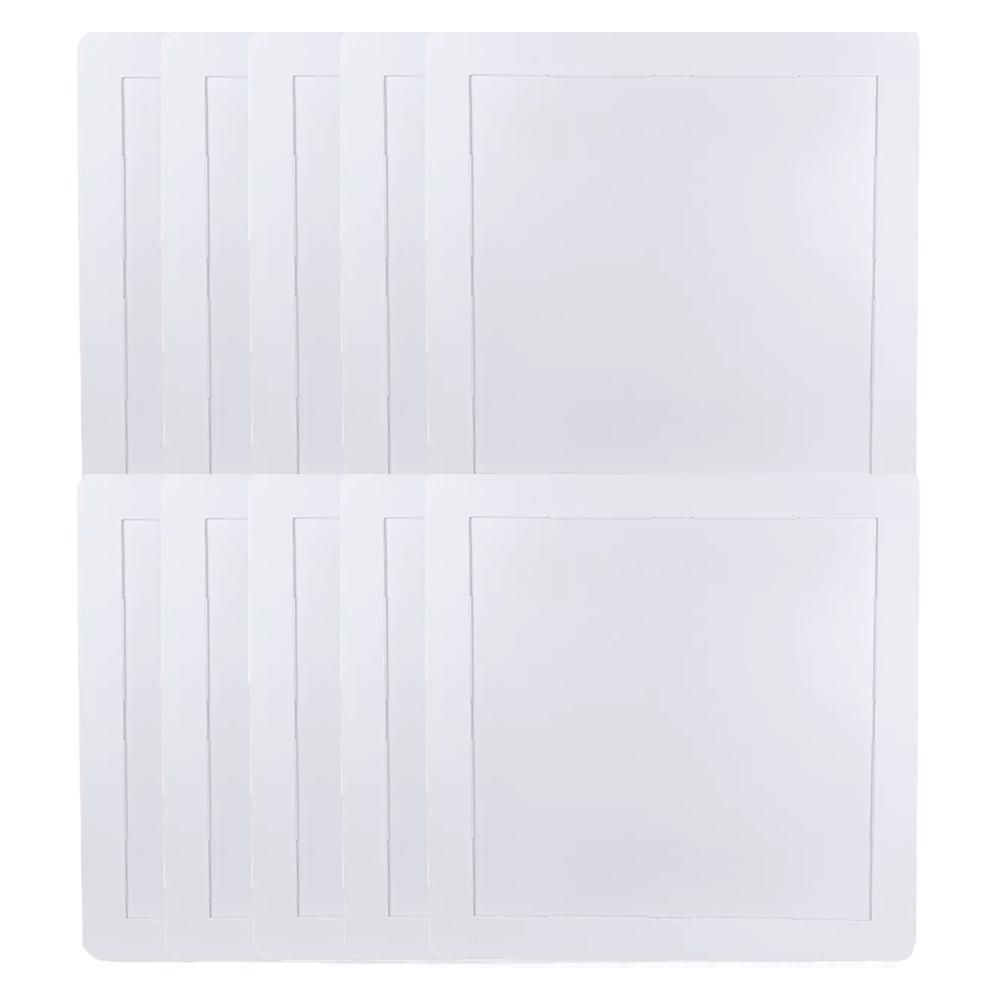 Kit 10 Luminária Plafon Led Quadrado Embutir 24W 3000K Noll