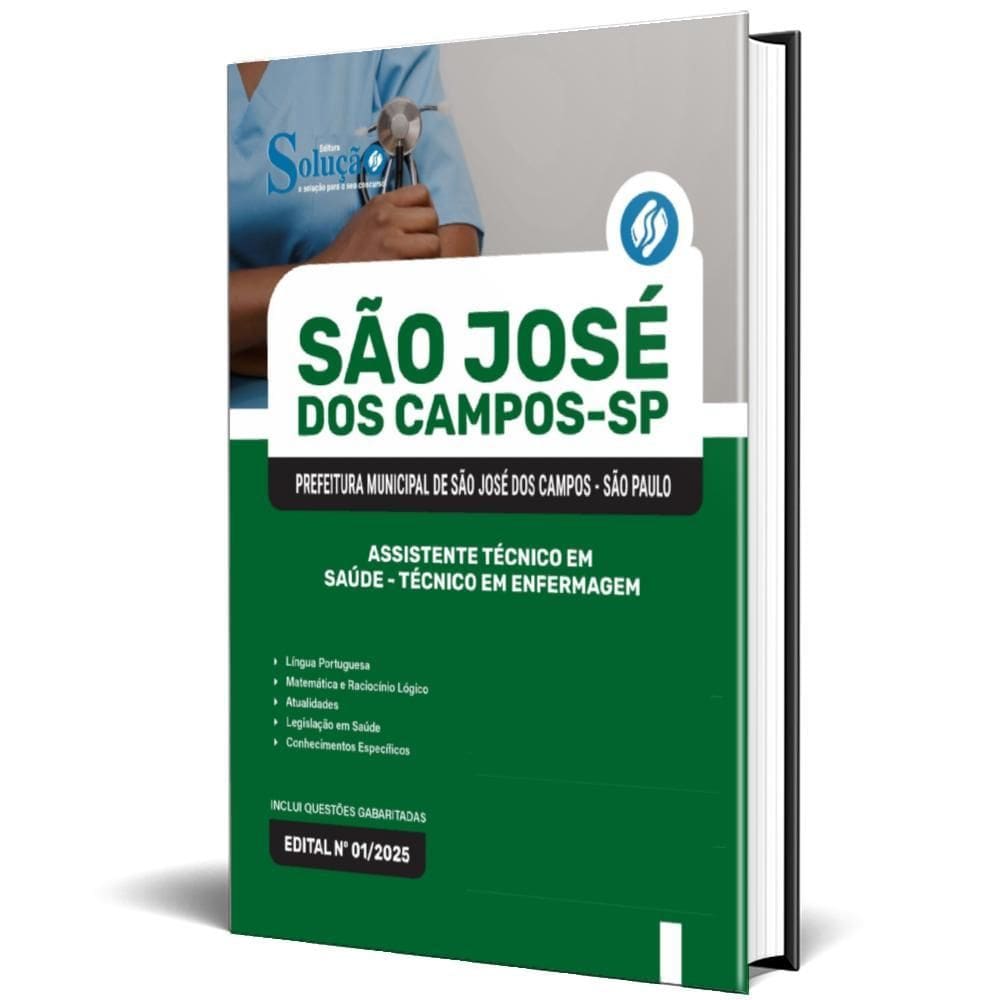 Apostila Prefeitura São José Dos Campos Sp 2025 Assistente