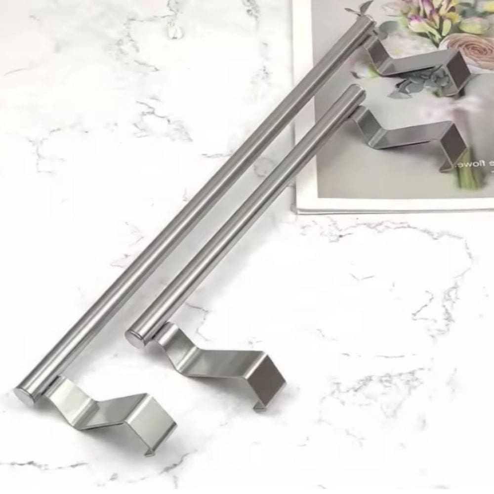 Suporte Toalha Banheiro gaveta Porta box Aço Inox 36 Cm Barra