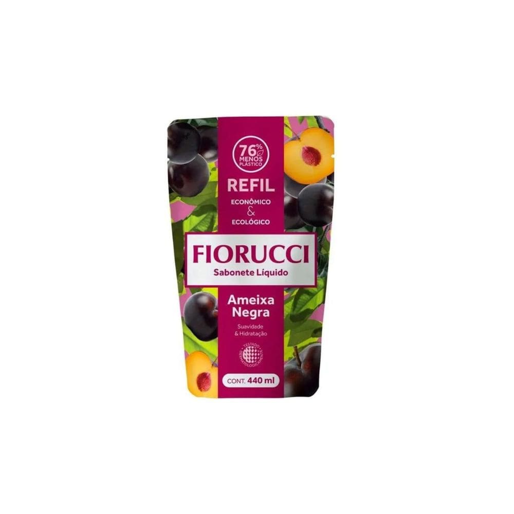 Fiorucci Ameixa Negra Refil - Sabonete Líquido 440ml