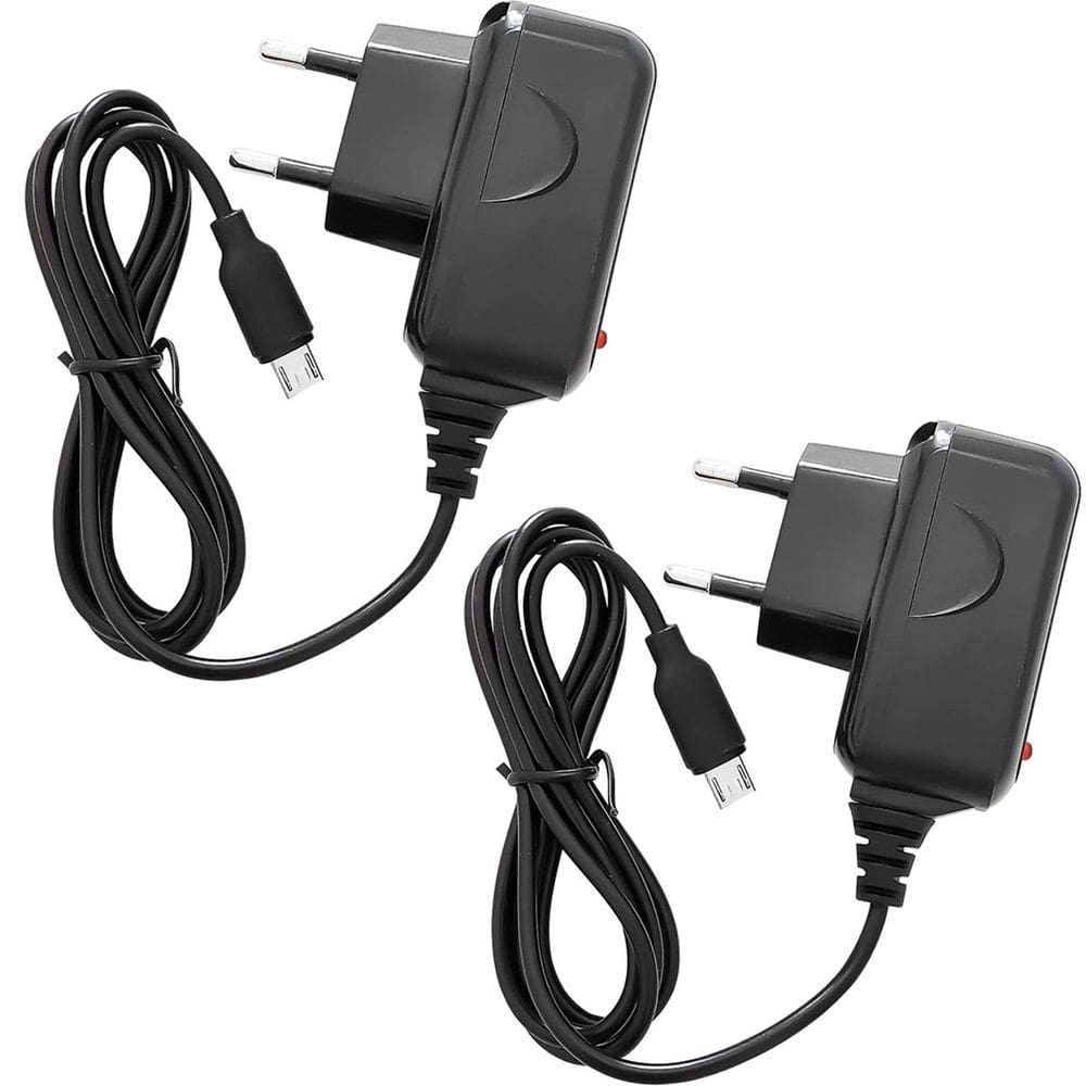 Kit 8 Carregadores De Celular Micro USB Fonte Bivolt Preto
